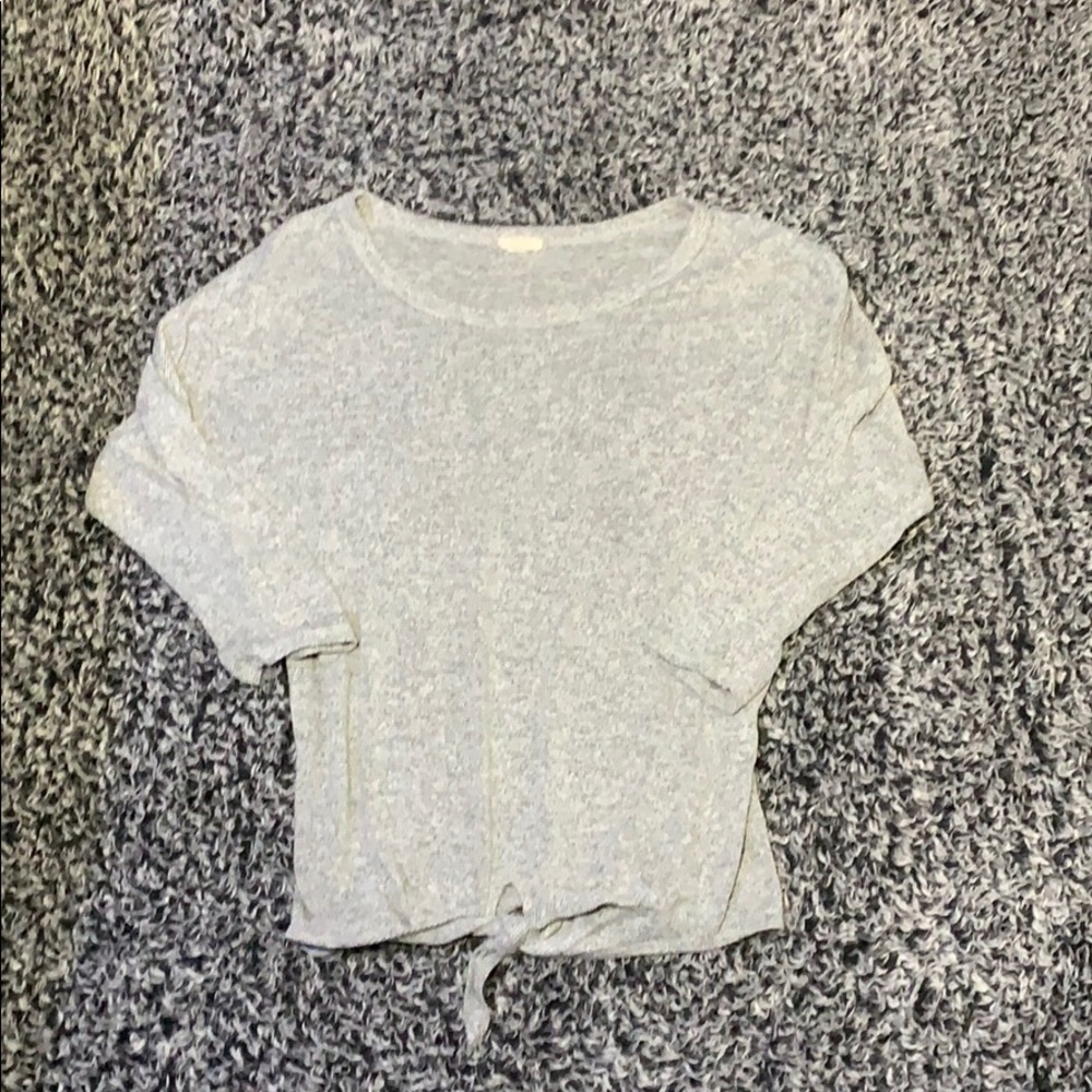 6/$25!! Caution To The Wind gray sweater